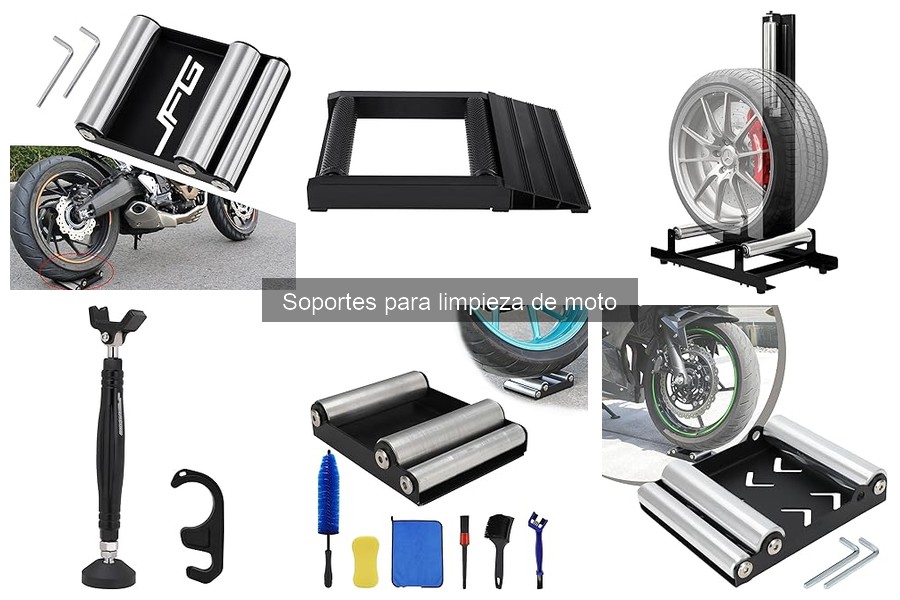 ¿Qué son los soportes para limpieza de moto? Beneficios y usos