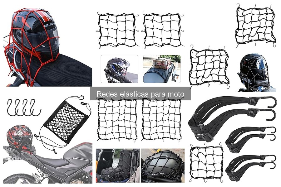 ¿Qué tamaño de red elástica necesito para mi moto?