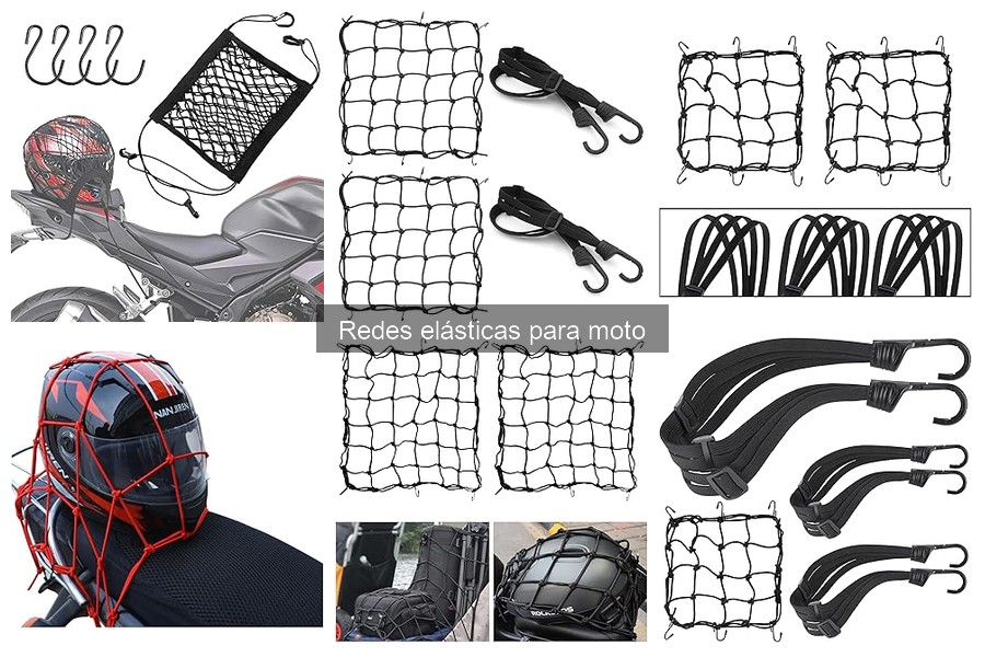 Redes elásticas para moto: ¿Son seguras para transportar carga?