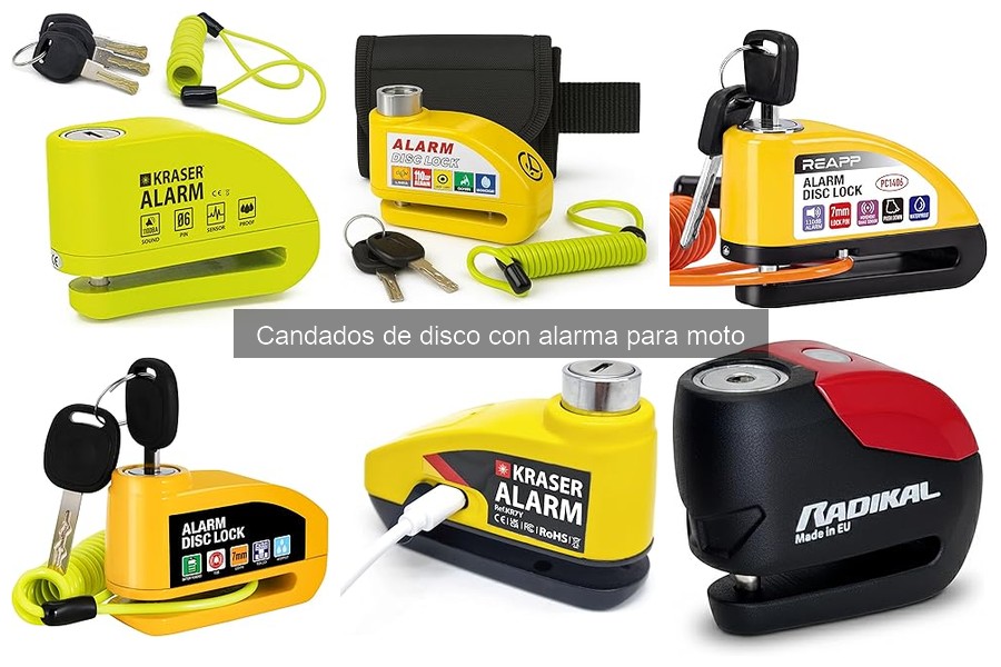 Seguridad adicional para motos: Combina candados de disco y más