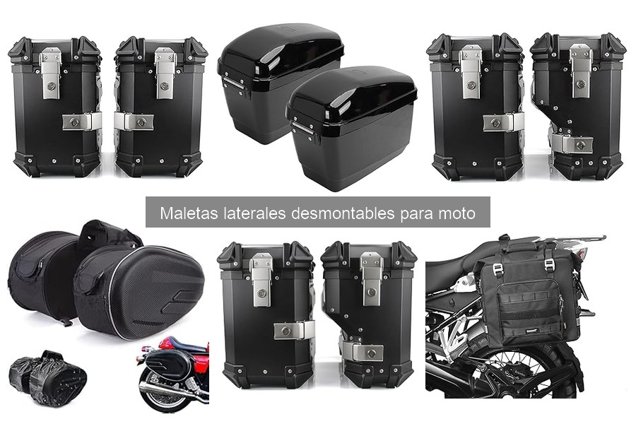 Seguridad en el uso de maletas laterales desmontables para moto