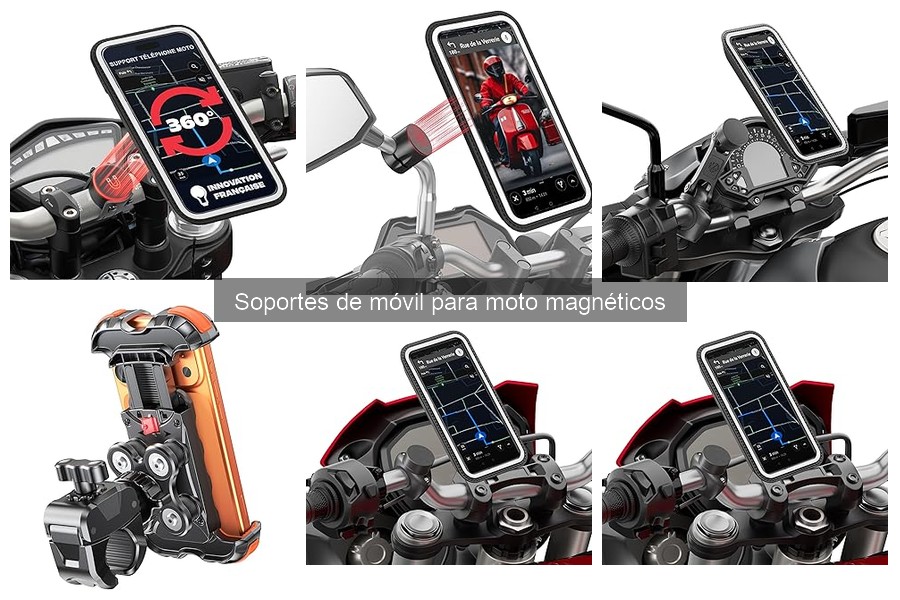 ¿Son seguros los soportes magnéticos para móviles en motos?
