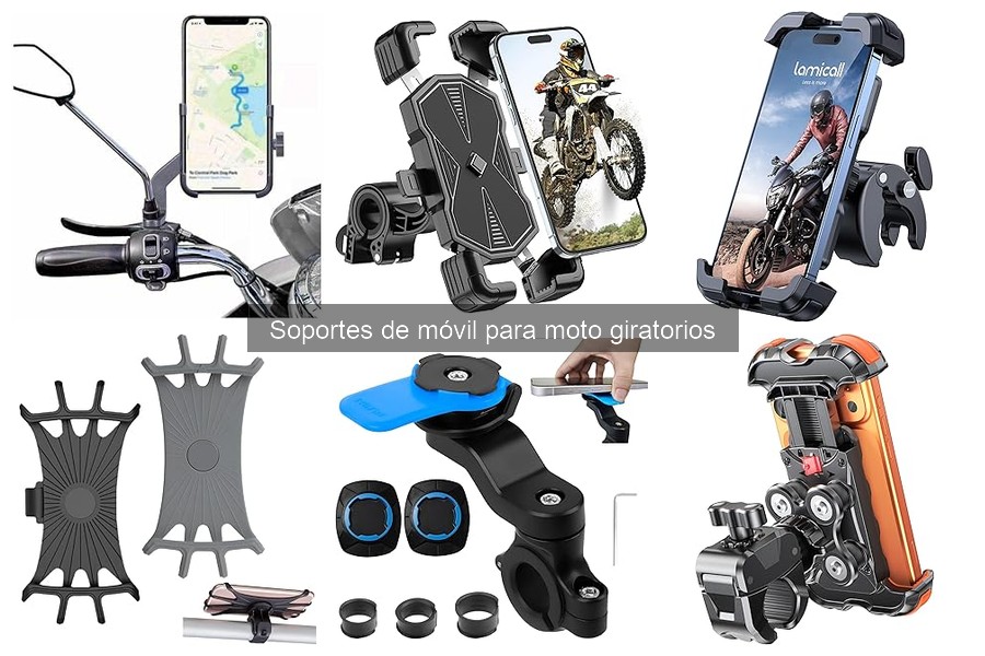 Soportes de Móvil Giratorios para Moto: Beneficios y Características