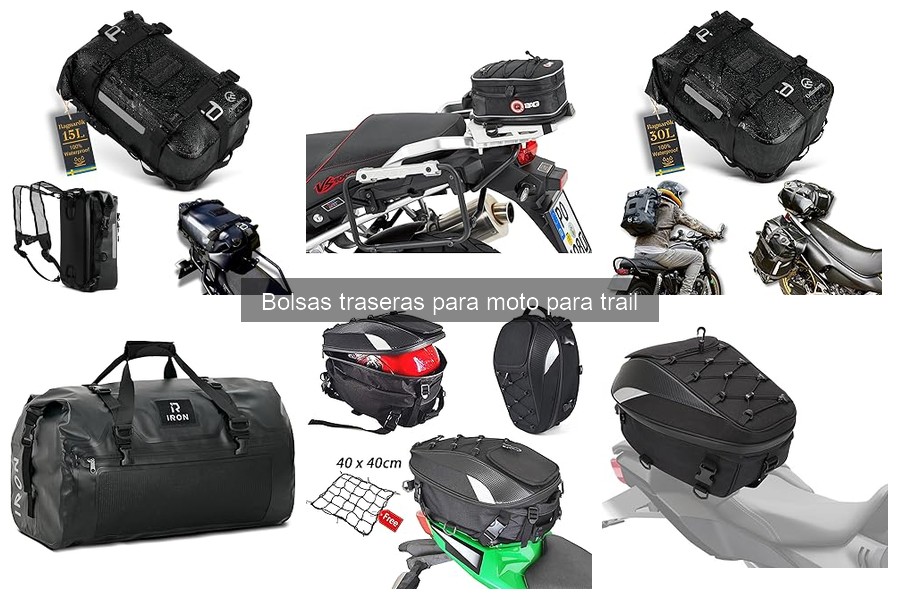 Testimonios de usuarios sobre bolsas traseras para moto trail