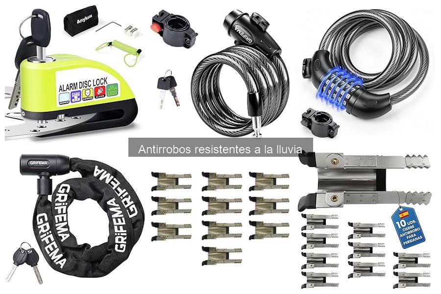 Testimonios sobre antirrobos resistentes a la lluvia