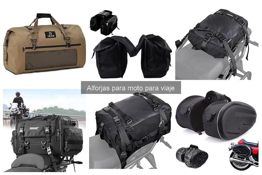 Tipos de alforjas para moto: Elige la mejor opción para viajar