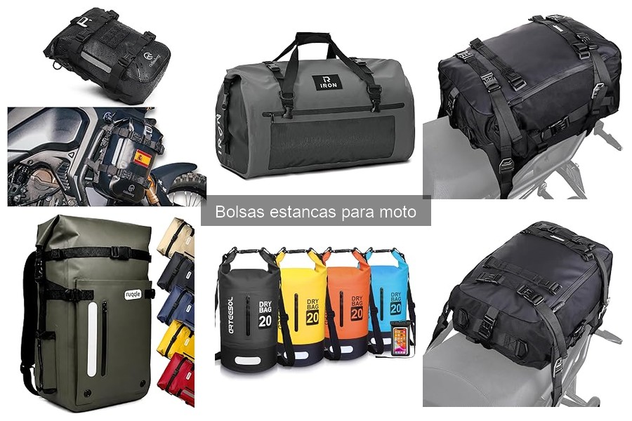 Tipos de bolsas estancas para moto: guía completa