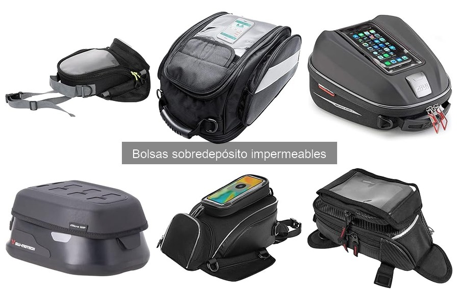 Tipos de bolsas sobredepósito impermeables y sus usos