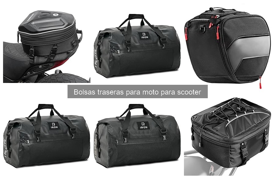 Tipos de bolsas traseras para moto y scooter: Guía 2023