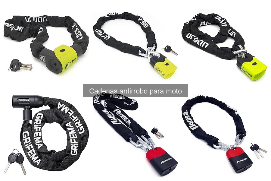 Tipos de cadenas antirrobo para moto: ¿Cuál elegir?