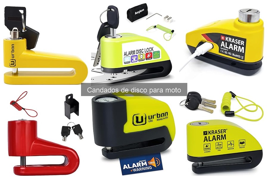 Tipos de candados de disco para moto y sus características