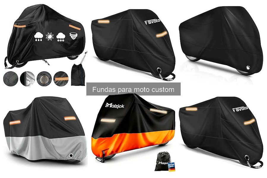 Tipos de fundas para motos custom: Guía completa