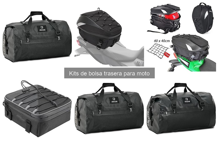 Tipos de kits de bolsa trasera para moto: guía completa