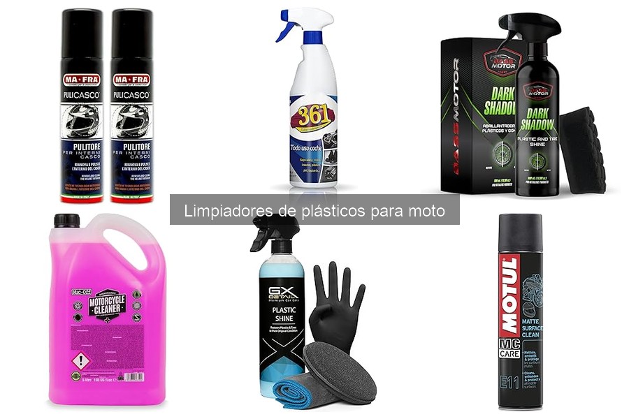 Tipos de Limpiadores de Plásticos para Moto: Guía Completa