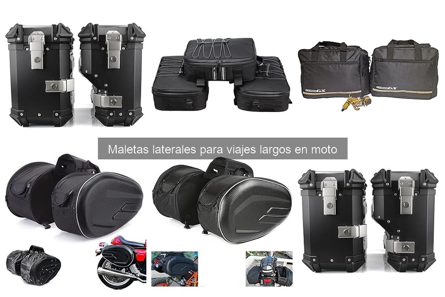 Tipos de maletas laterales para viajes en moto: guía completa