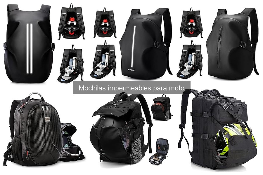 Tipos de mochilas impermeables para moto: ¿Cuál elegir?