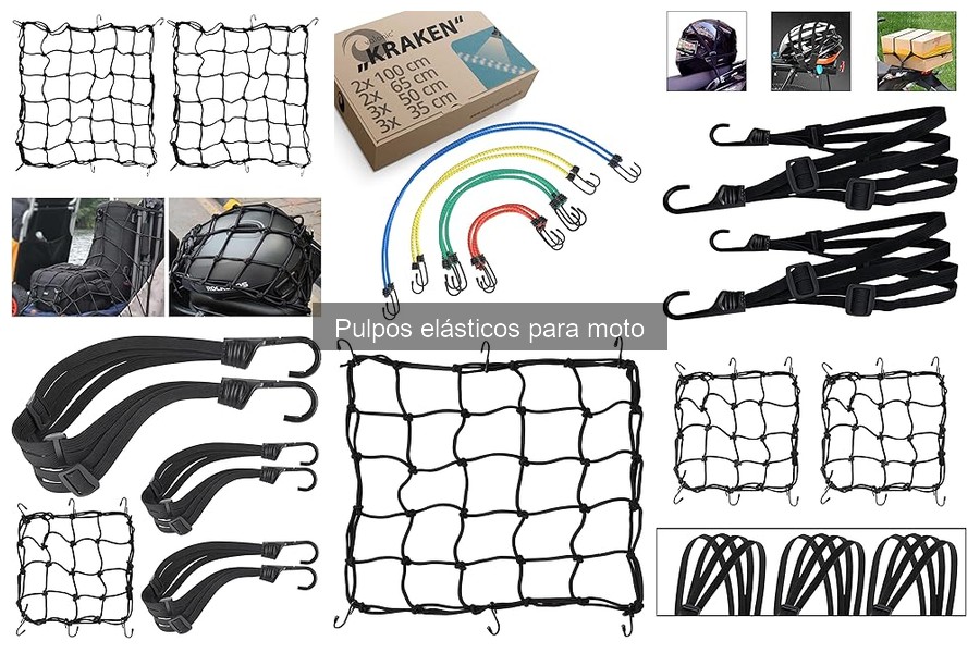 Tipos de pulpos elásticos para moto: ¡Conoce sus usos!