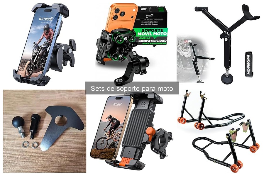 Tipos de sets de soporte para moto: características y usos