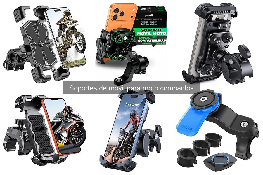 Tipos de soportes de móvil para moto: guía completa