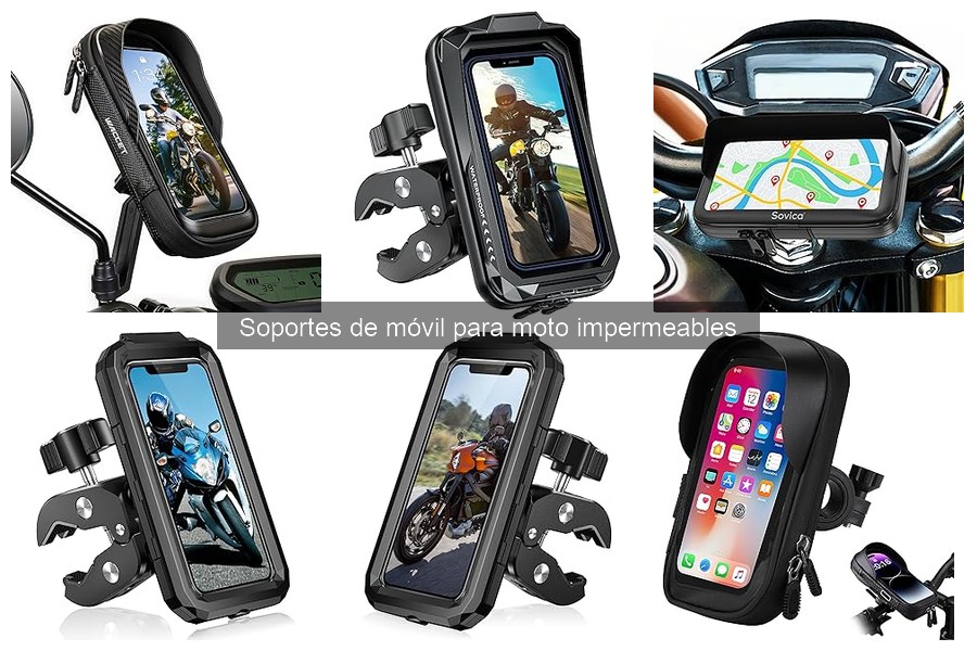 Tipos de soportes de móvil para moto y sus usos