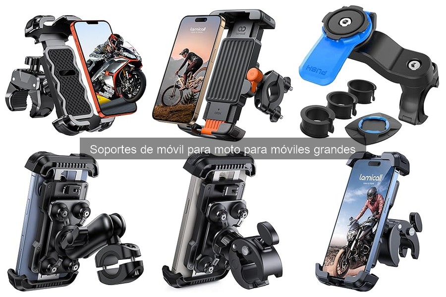 Tipos de Soportes de Móvil para Motos Grandes