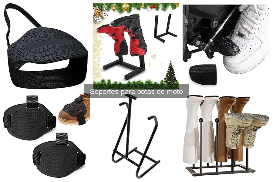 Tipos de soportes para botas de moto: características y ventajas