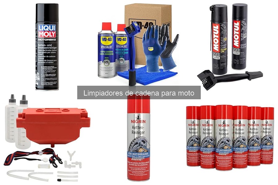 Todo sobre los limpiadores de cadena para moto: ¿qué son?