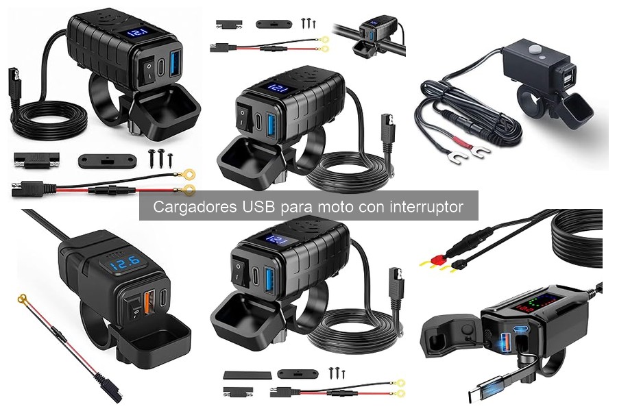 ¿Vale la pena un cargador USB para moto con interruptor?