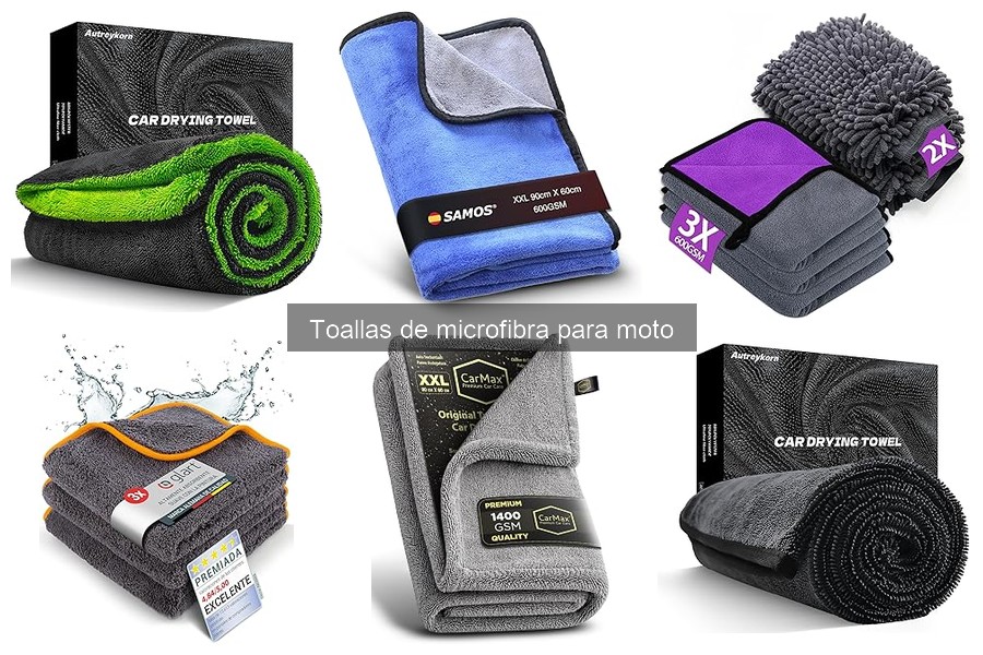 Ventajas de las toallas de microfibra para moto vs algodón