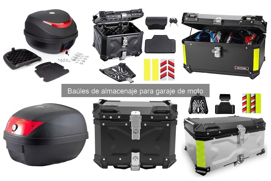 Ventajas de los baúles de almacenaje para garaje de moto