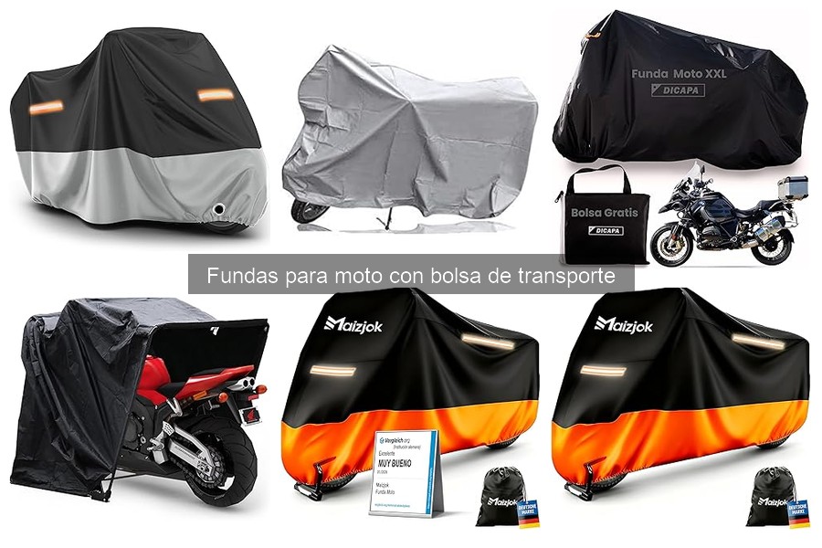 Ventajas de usar fundas para moto con bolsa de transporte
