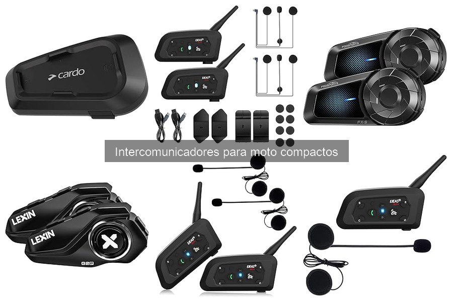 Ventajas de usar intercomunicadores para moto compactos