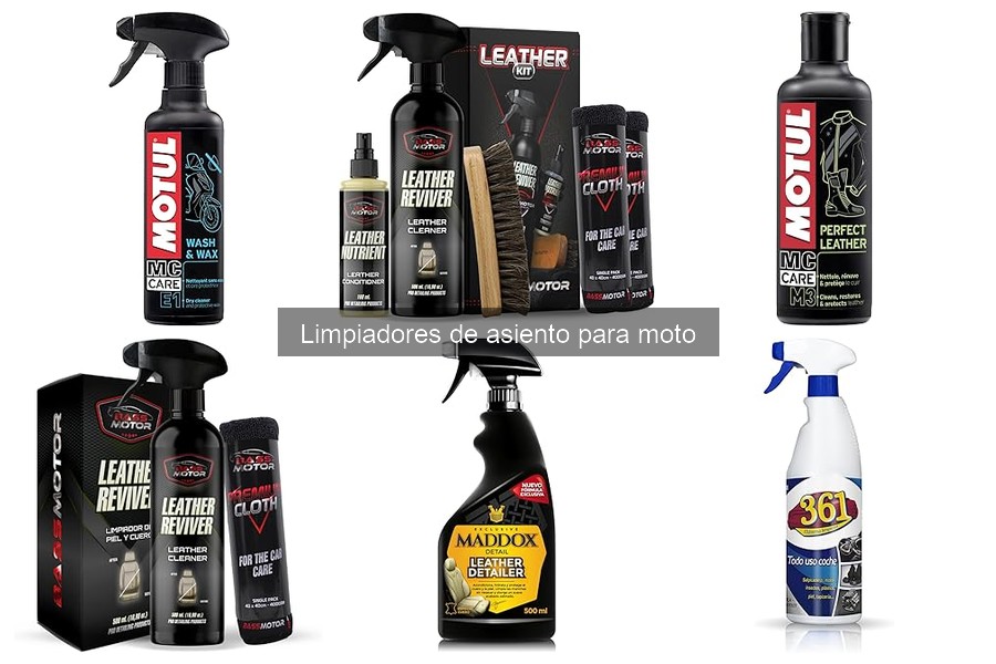 Ventajas de usar limpiadores de asiento para moto