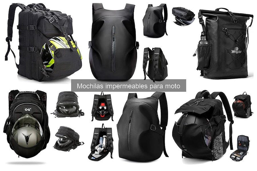 Ventajas de usar mochilas impermeables para moto