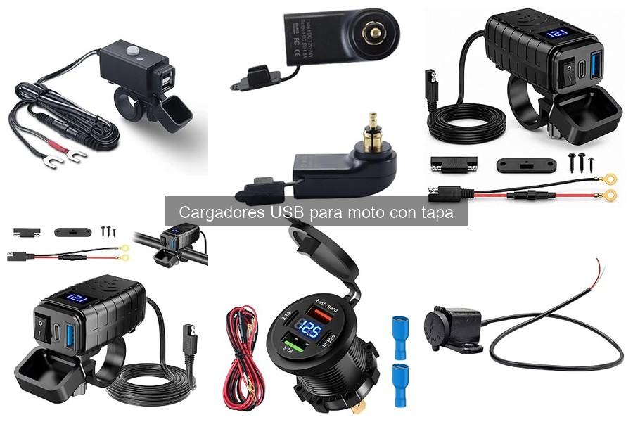 Ventajas del Cargador USB para moto con Tapa vs Sin Tapa