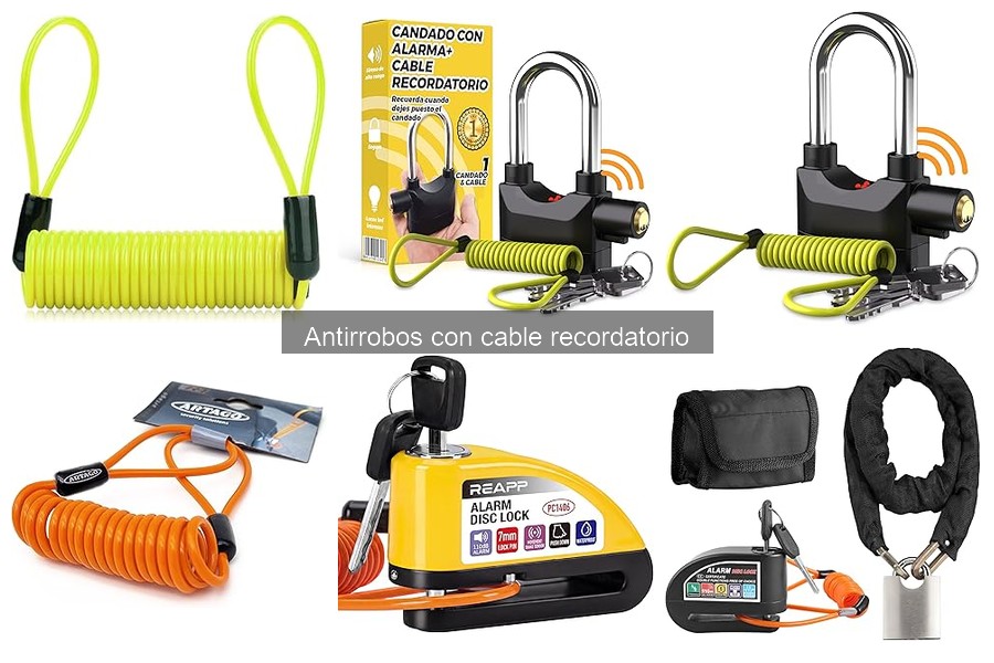 Ventajas y desventajas de antirrobos con cable recordatorio