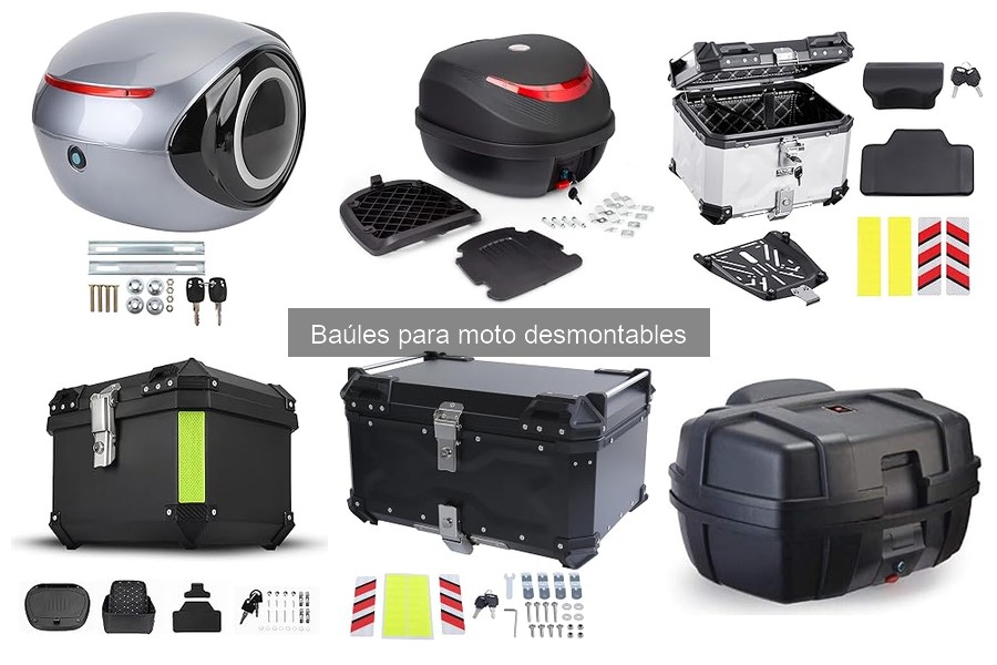 Ventajas y desventajas de baúles desmontables para moto