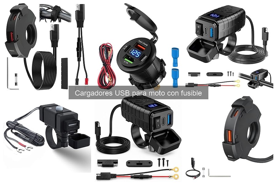 Ventajas y desventajas de cargadores USB con fusible para motos
