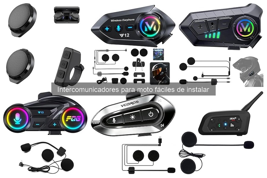 Ventajas y desventajas de intercomunicadores para moto fáciles de instalar