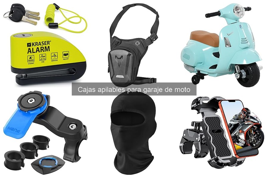Ventajas y desventajas de las cajas apilables para garaje de motos