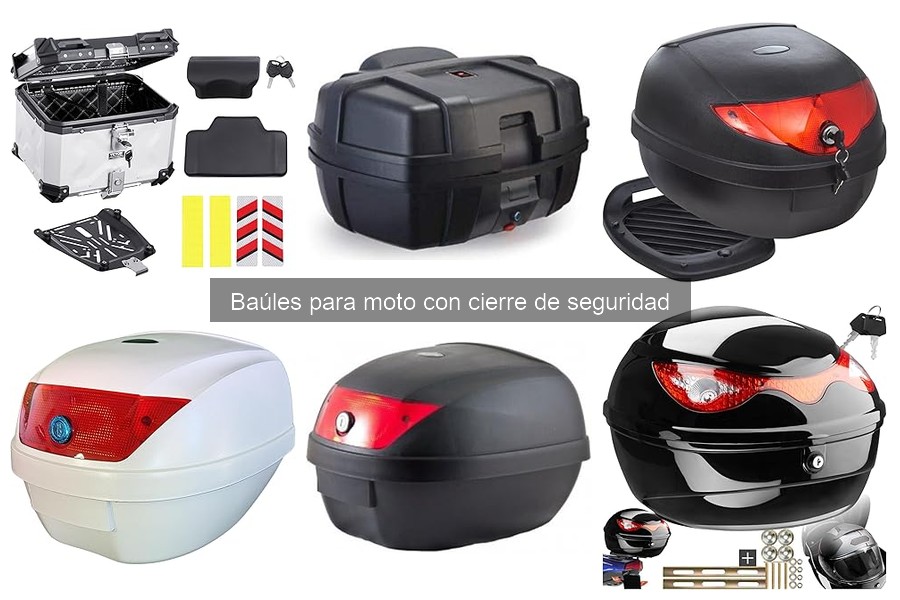 Ventajas y desventajas de los baúles para moto con cierre seguro