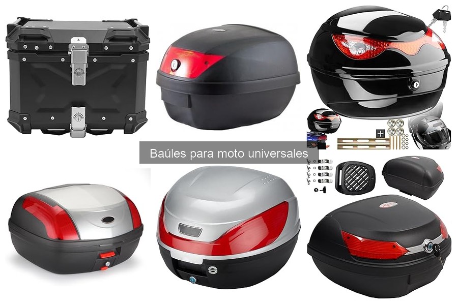 Ventajas y desventajas de los baúles para moto universales