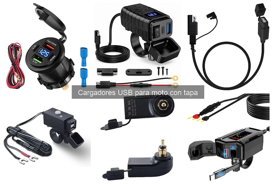 Ventajas y desventajas de los cargadores USB para moto con tapa