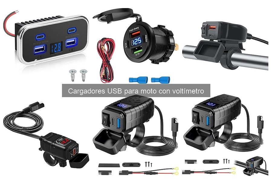 Ventajas y desventajas de los cargadores USB para moto con voltímetro