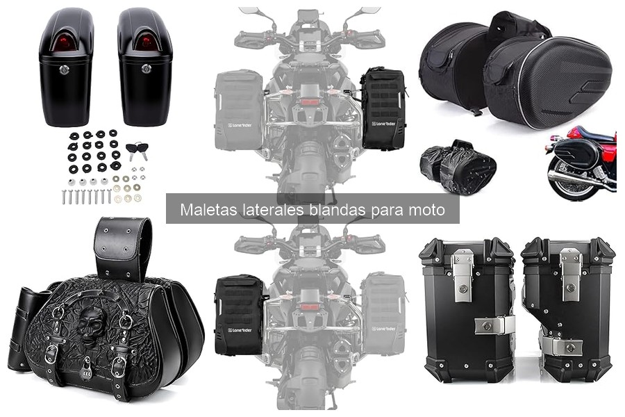 Ventajas y desventajas de maletas laterales blandas para moto
