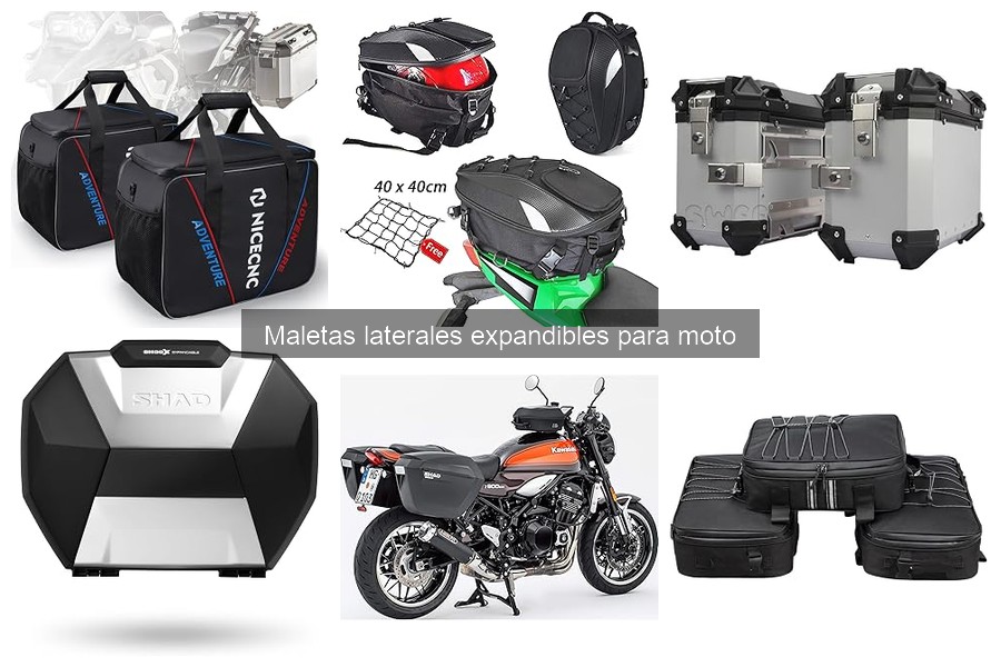 Ventajas y desventajas de maletas laterales expandibles para moto