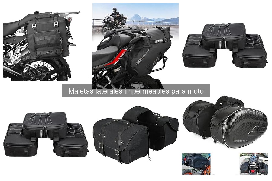 Ventajas y desventajas de maletas laterales impermeables para moto