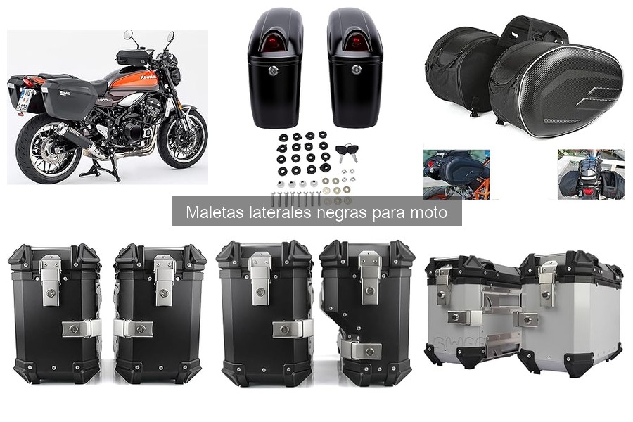 Ventajas y desventajas de maletas laterales negras para moto