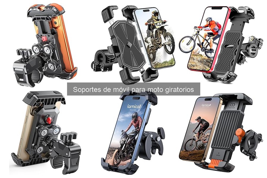 Ventajas y desventajas de soportes giratorios para móvil en moto